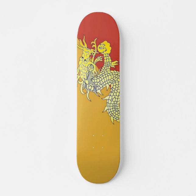 Yellow Dragon Skateboard (Front)