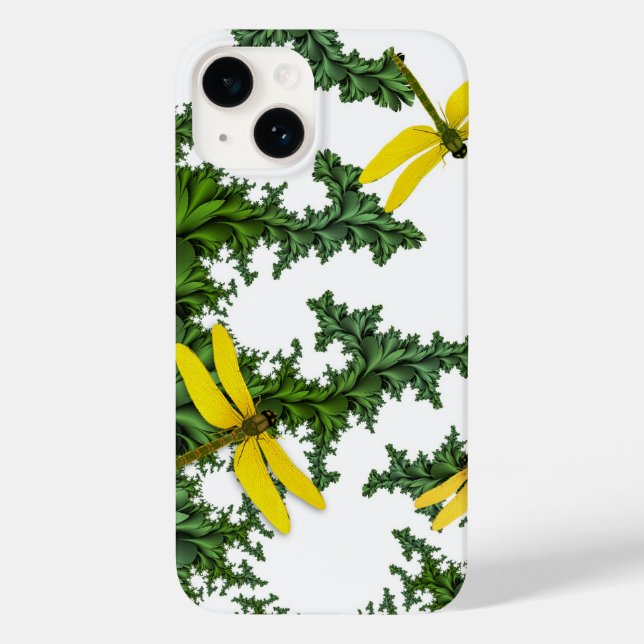 Yellow Dragonflies  Case-Mate iPhone Case (Back)