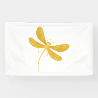 yellow dragonfly banner