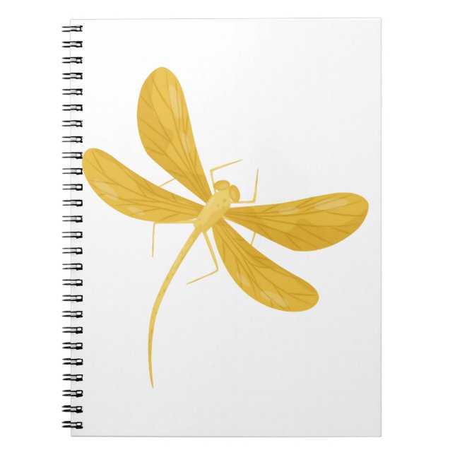 yellow dragonfly notebook (Front)