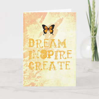 Yellow Dream, Inspire, Create Card