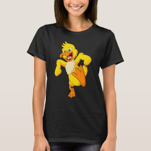 Yellow Duck Angry Evil Poultry Organic Farmer Fa T-Shirt