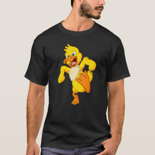 Yellow Duck Angry Evil Poultry Organic Farmer Far T-Shirt