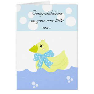 Yellow Duck Baby Congratulations