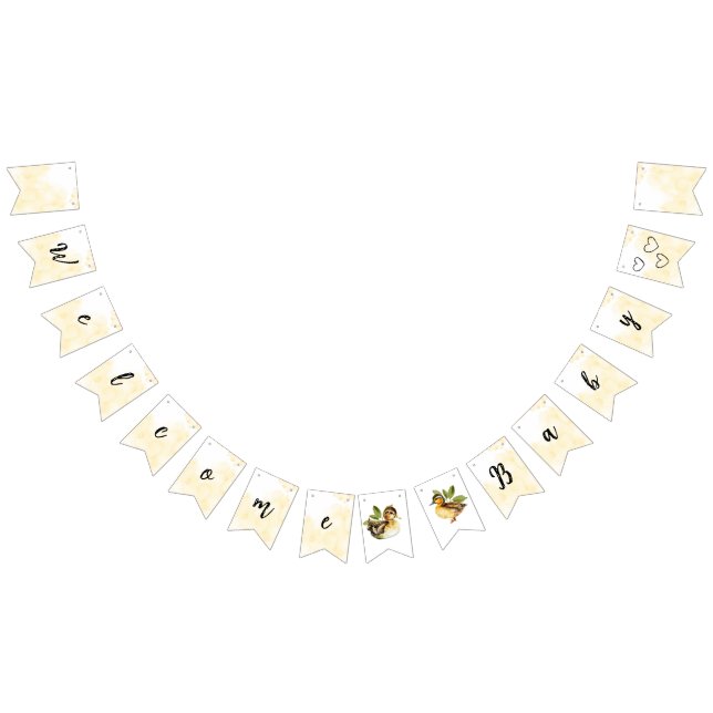 Yellow Duck Baby Themed Shower Banner (All)