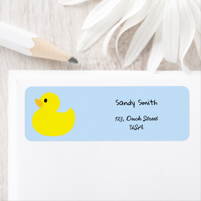 Yellow Duck, Blue Colour (Insitu)