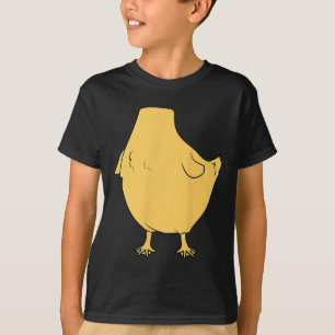 Yellow Duck Body Belly Halloween Costume Easy Duck T-Shirt