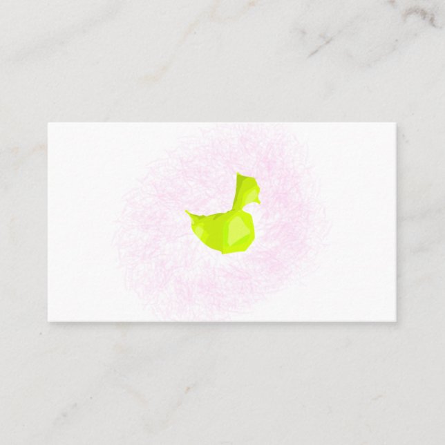 yellow duck business card design (Front)