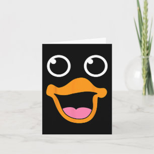 Yellow Duck Face Halloween Animal Costume For Kid Card