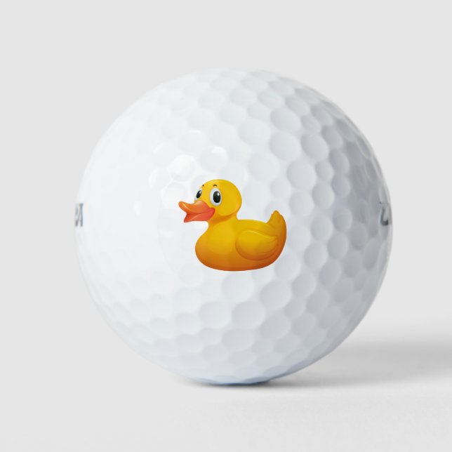 Yellow duck golf balls (Front)