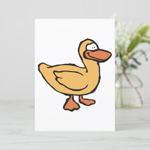 Yellow Duck Invitation