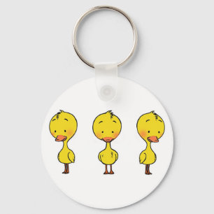 Yellow duck key chain