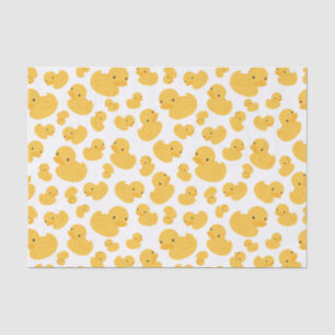 Yellow Duck Patterned Gift Tissue Paper