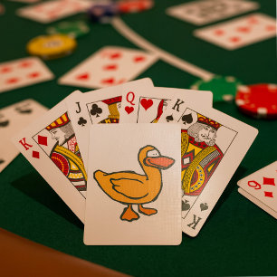 Yellow Duck Playing Cards