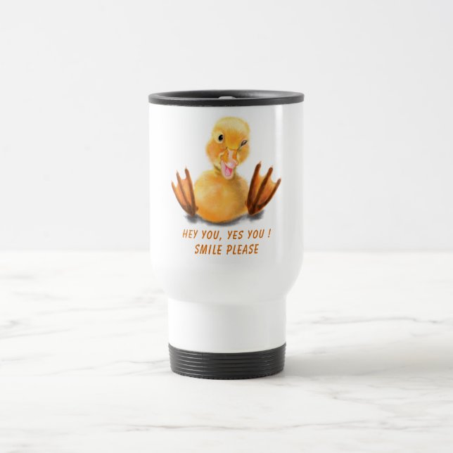 Yellow Duck Travel Mug (Center)