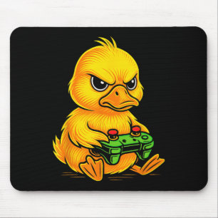 Yellow Duck Videogames Gamer Gaming Animal Boys Gi Mouse Mat