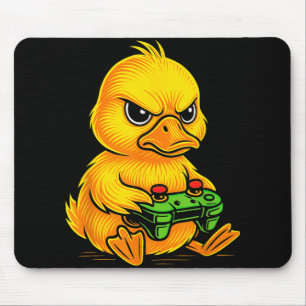 Yellow Duck Videogames Gamer Gaming Animal Boys Gi Mouse Mat