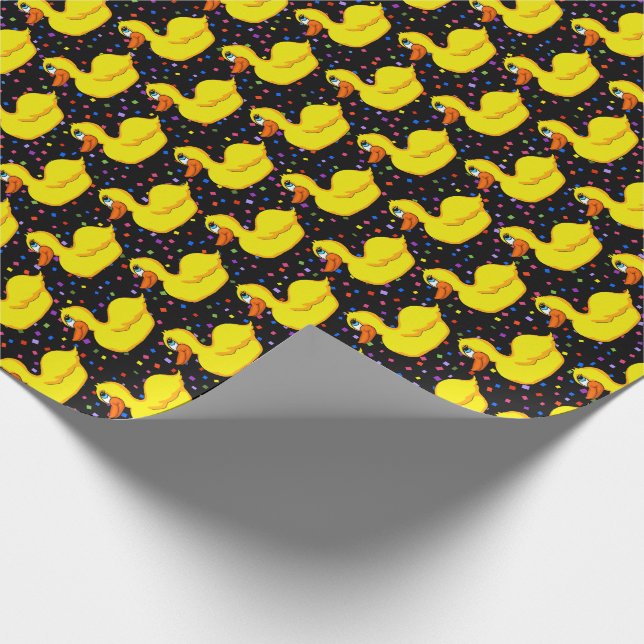 Yellow Duck Wrapping Paper (Corner)