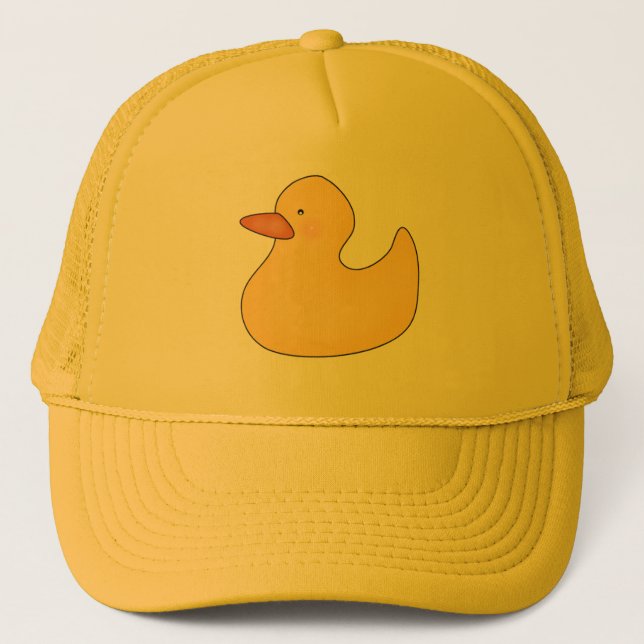 Yellow Duckie T-shirts and Gifts Trucker Hat (Front)