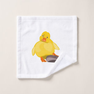Yellow Duckling Bath Towels Happy Dock