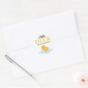 Yellow Ducky A Baby Is On The Way Sticker