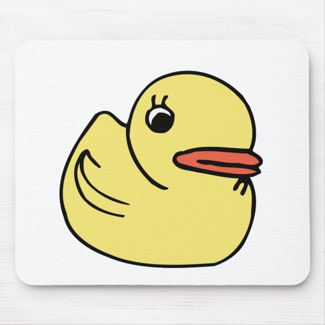 Yellow Ducky Mouse Mat (Front)