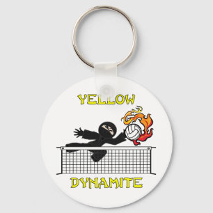 Yellow Dynamite Key Ring