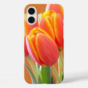 Yellow Edged Orange Tulip  Photograph iPhone 16 Plus Case