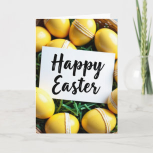 Yellow Eggs Spring Card