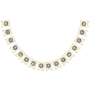 Yellow Elephant Bow-tie Baby Shower Bunting