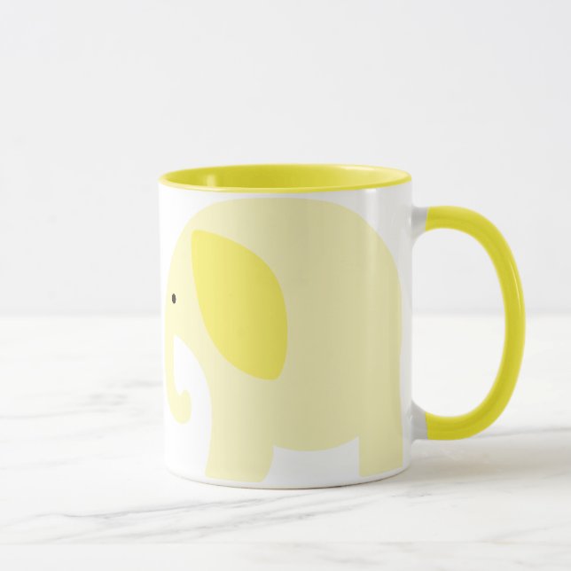 Yellow Elephant Mug (Right)