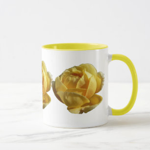 Yellow English Rose Mug
