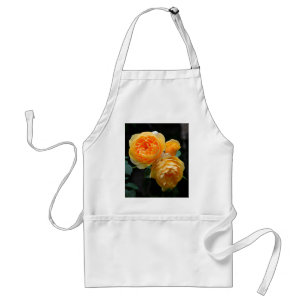 Yellow English Roses Standard Apron