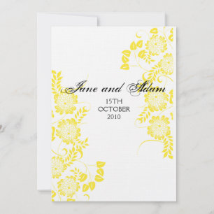 yellow EVENING INVITE