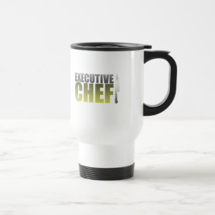 Yellow Executive Chef Travel Mug