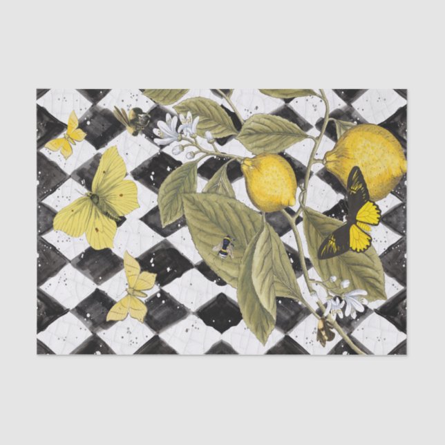 Yellow Explosion Tissue Paper (Front)