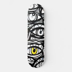 Yellow eye skateboard