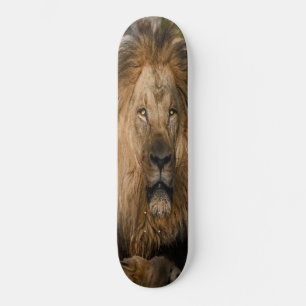 YELLOW EYES lion Skateboard