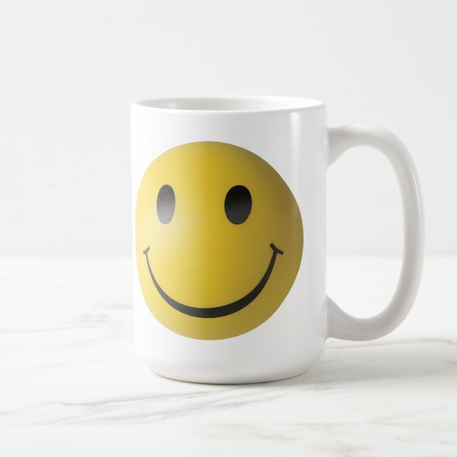 Yellow Face Coffee Mug (Right)