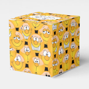Yellow Face 😉 Emoji Design Favour Box