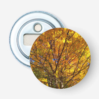 Yellow Fall Foliage Bottle Opener