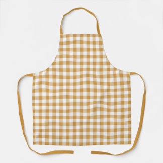 Yellow Farmhouse Gingham Apron