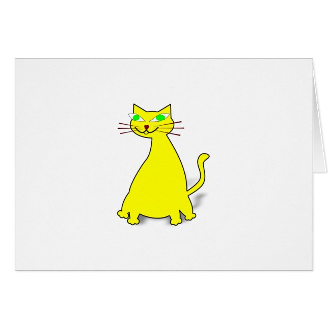 Yellow Fat Cat (Front Horizontal)