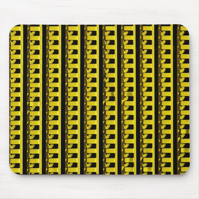 Yellow Fence Mouse Mat (Front)