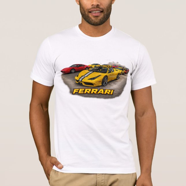 YELLOW FERRARI T-Shirt (Front)