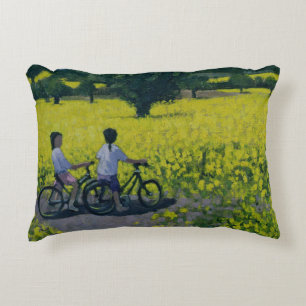 Yellow Field Kedleston Derby Decorative Cushion