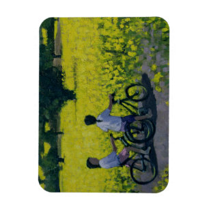 Yellow Field Kedleston Derby Magnet