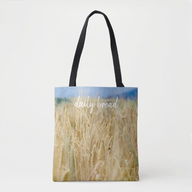 Yellow field tote bag (Front)