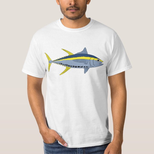 Yellow fin tuna shirt. T-Shirt (Front)