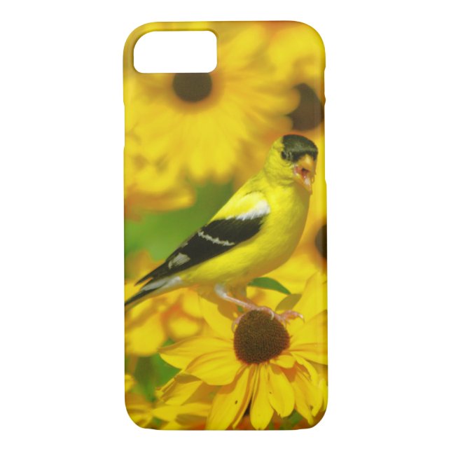 Yellow Finch Barely There iPhone 7 Case (Back)
